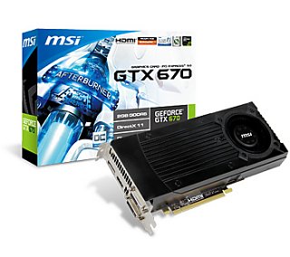 MSI、GeForce GTX 670を搭載したOCモデル「N670GTX-PM2D2GD5/OC」を発売