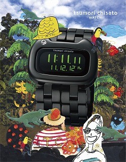 「tsumori chisato watch」新作はユーモアたっぷりの猫型デジタルウオッチ