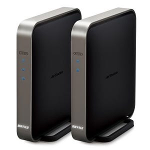 バッファロー、次世代「11ac」技術を先取りした最大600Mbpsの無線LAN機器