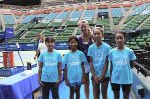 トップ選手が目前に!　国際女子プロテニス大会小学生ボールパーソン募集