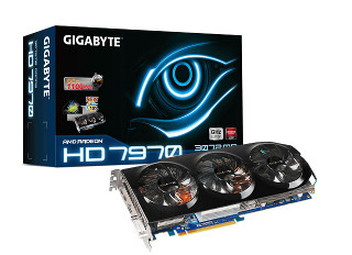 GIGABYTE、Radeon HD 7970 GHz Edition搭載で独自冷却のグラフィックスカード