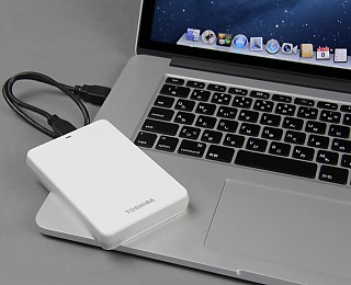 Mac OS X専用NTFSドライバを同梱した1.5TBのUSB 3.0対応ポータブルHDD - 東芝のCANVIO for PC「HDTC615」を試す