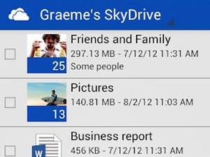 米Microsoft、SkyDriveのAndroid版クライアントアプリを提供