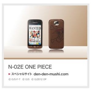 ドコモ、CEATEC JAPANでONE PIECEとのコラボ端末など2012年冬モデルを公開