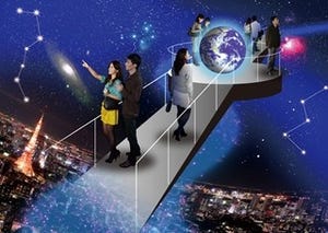 東京都・六本木ヒルズ45万人を魅了した「スカイプラネタリウム」が、パワーアップして開催