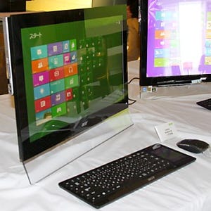 日本エイサー、10点マルチタッチ対応の23型IPS液晶一体型デスクトップなど