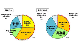 真面目・几帳面な人は薄毛になる!?　頭皮・頭髪に関する実証実験と意識調査