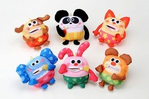 タカラトミー、チャックを開けると笑いだすぬいぐるみ「チャックック」発売