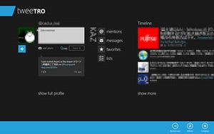 Windows 8アプリコレクション- 気になる二つのTwitter専用クライアント