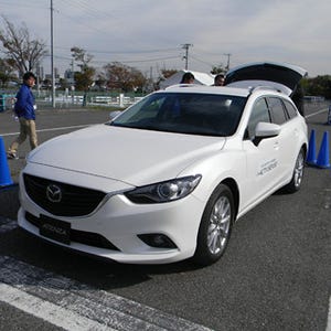 東京都・晴海埠頭でマツダ「アテンザ」「CX-5」の「i-ACTIVSENSE」を体感!