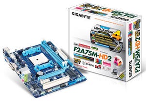 GIGABYTE、AMD A75チップセット搭載のFM2対応マイクロATXマザーボード