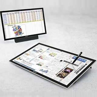 シャープ、20型フルHDで最薄・最軽量の10点マルチタッチ液晶ディスプレイ