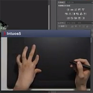 Intuos5 touchのマルチタッチ活用法を公開- ペンタブレット×Photoshop動画