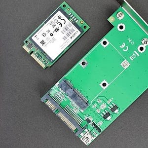 上海問屋、mSATA SSDをデスクトップPCで使えるようにするSATA変換アダプタ