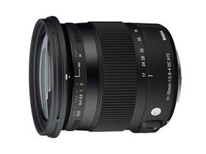 シグマ、従来機種比で30%コンパクト化した17-70mm F2.8-4の標準レンズ