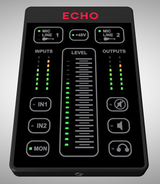 タッチパネルを搭載したUSBオーディオインタフェース「ECHO2」発売