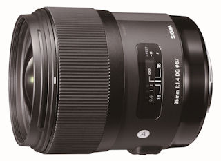 シグマ、交換レンズ「SIGMA 35mm F1.4 DG HSM」ニコン用を1月18日に発売