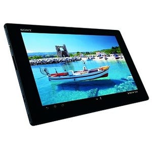 ソニーモバイル、10.1型WUXGAで約495gのAndroidタブ「Xperia Tablet Z」