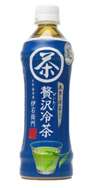 サントリー、水出しの"石臼挽き抹茶"を使った「青の伊右衛門」新発売