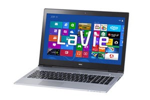 NEC、世界最薄15.6型ノートPC「LaVie X」春モデル - 128GB SSDモデルを追加