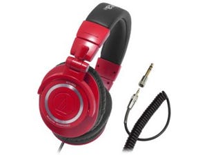 テクニカ、定番モニターヘッドホン「ATH-M50」に限定のレッドカラー