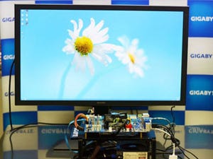 GIGABYTE、同社マザーボードでThunderboltポートからの4K出力を確認