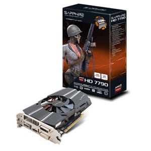 Sapphire、Radeon HD 7790搭載グラフィックスカード「HD7790 1G GDDR5」