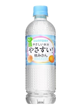 さっと消える後味! 新感覚の水「やさすい!桃みかん」発売 - サントリー