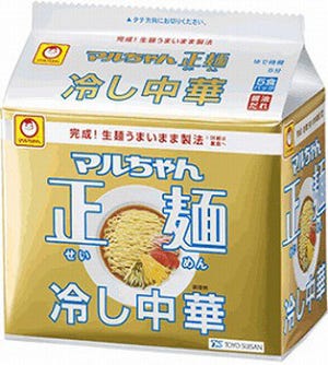 マルちゃん正麺から、生麺うまいまま製法で作った「冷し中華」登場