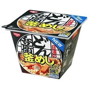 日清食品が、新パッケージで「日清のどん兵衛 釜めし」をリニューアル