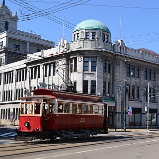 北海道函館市の復元チンチン電車「ハイカラ號」今年も運行開始!