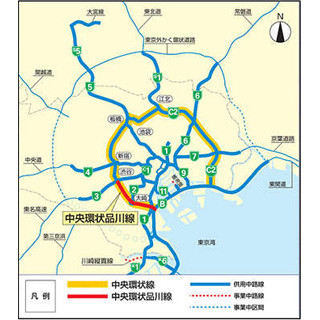 東京都、首都高・中央環状品川線の開通を2014年度末に延期と発表--出水発生