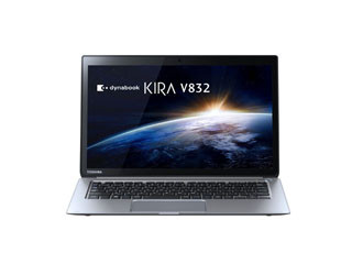 東芝、2,560×1,440ドットのWQHD解像度Ultrabook「dynabook KIRA V832」