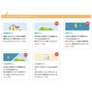 東電、ライフスタイルにあわせて選べる4つの新しい電気料金メニューを発表