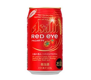 アサヒビール、麦芽と完熟トマト果汁20%の缶入り"レッドアイ"を今年も展開