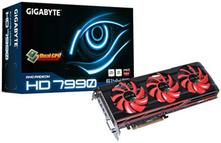 GIGABYTE、ハイエンドGPU「Radeon HD 7990」搭載のグラフィックスカード