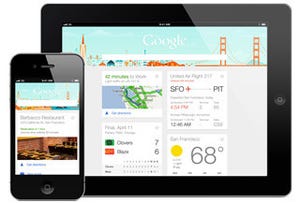 Siriにライバル、iPhoneやiPadでも「Google Now」が使えるように