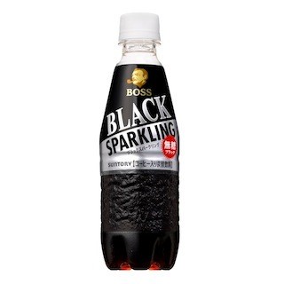 サントリー、炭酸ブラックコーヒー「ボス ブラックスパークリング」を発売