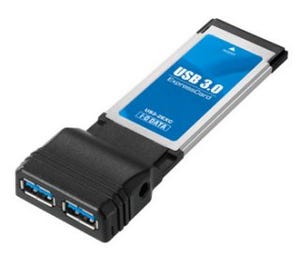 アイ・オー・データ、ノートPCにUSB 3.0を増設するExpressCard/34カード