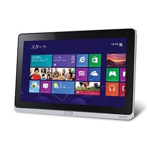 日本エイサー、11.6型フルHD液晶のWindows 8タブレット「Iconia W700-2」