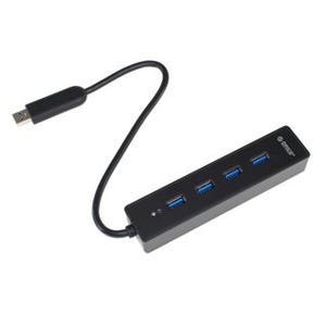 上海問屋、4ポートを装備したバスパワー式のUSB 3.0ハブ