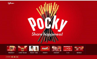 江崎グリコ、海外のファンに情報発信! 「ポッキー」のグローバル専用サイト