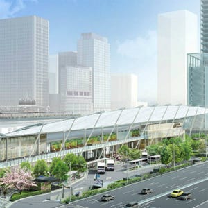 JR東日本、東京駅八重洲口のランドマーク「グランルーフ」の9月完成を発表