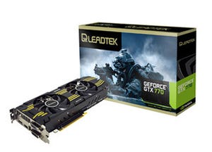 Leadtek、独自クーラー採用のオーバークロック版GeForce GTX 770搭載カード