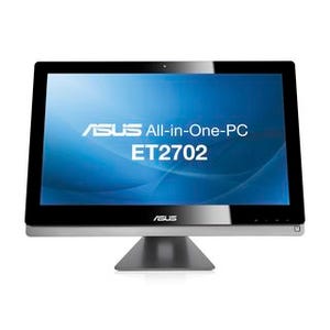 ASUS、27型WQHD(2,560x1,440)液晶を搭載した一体型PC - 10点タッチ対応