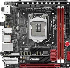 ASUS、Z87 Expressチップセット搭載のMini-ITXマザー「MAXIMUS VI IMPACT」