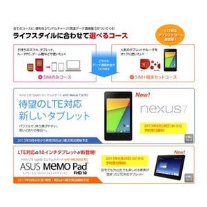 新型Nexus 7はSIMカードとセットがおトク!? – hi-hoの月額2,480円コースについて考えた