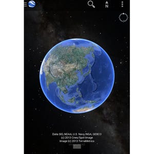 Android版「Google Earth」が刷新 - Google+の写真が表示可能に