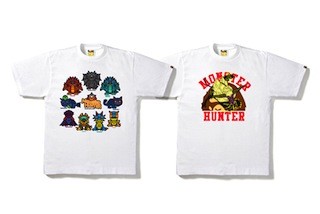 「MONSTER HUNTER」の限定コラボTシャツ公開 -A BATHING APE