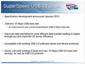 IDF 2013 - USB 3.1や新規格「Media Agnostic USB」などUSB関連を総まとめ